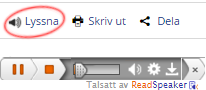 Bild som visar hur du gör för att lyssna