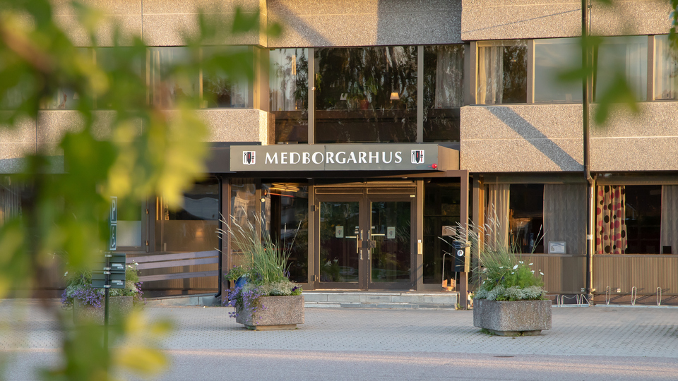 Medborgarhusets entré.