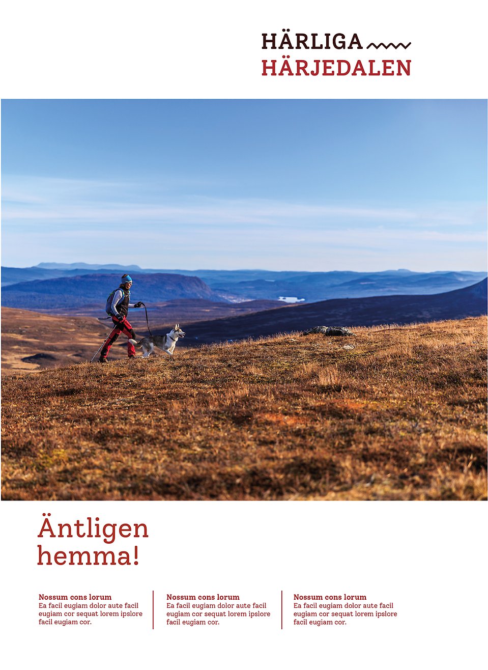 Broschyr Härliga Härjedalen