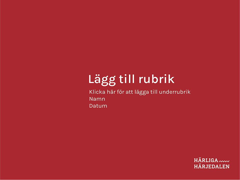 Powerpoint Härliga Härjedalen