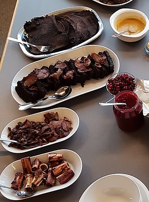 Samisk mat blodpannkaka märgben tunga renskav lingon
