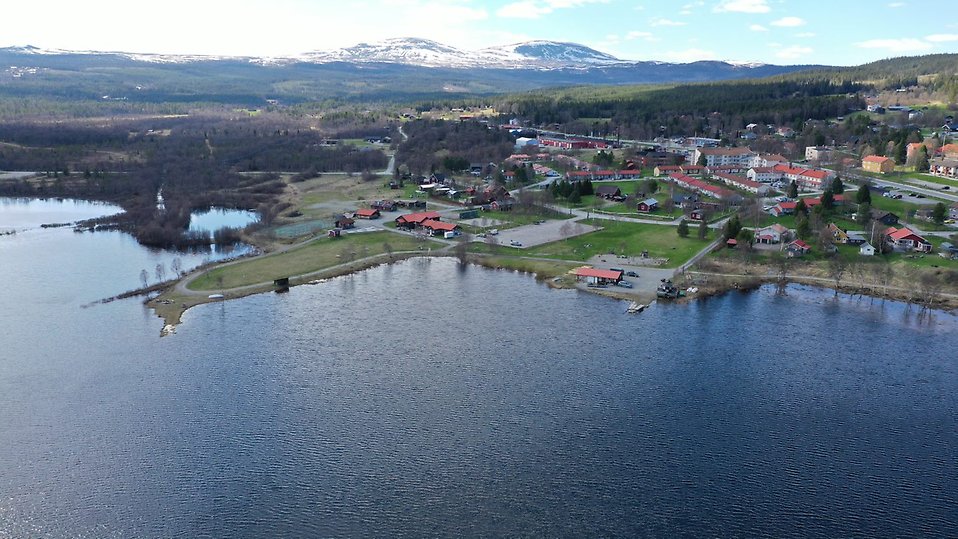 Drönarfoto över Risnäset