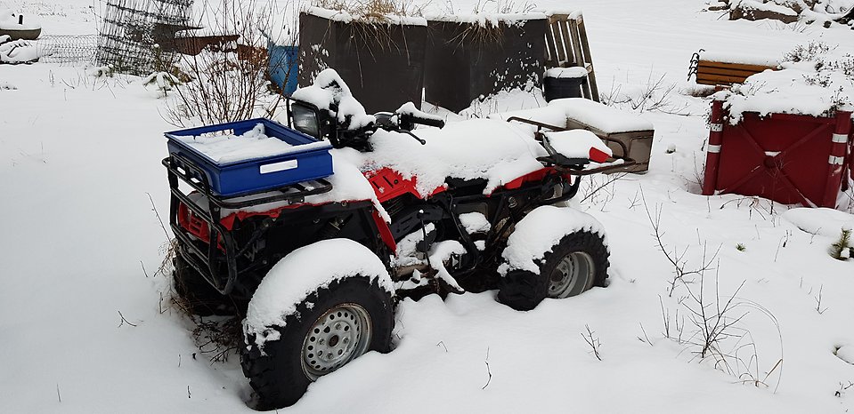 Bild på fyrhjuling Honda Trx 350.